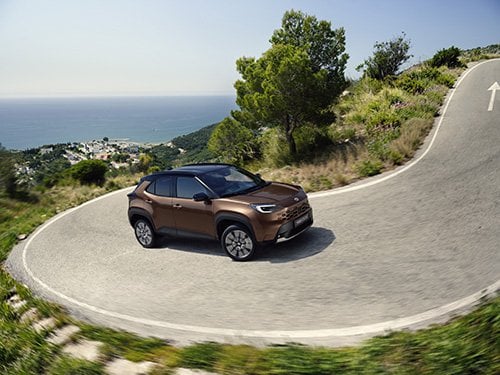 Nouvelle Toyota Yaris Cross sur la route
