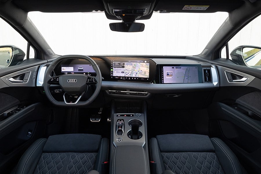 L'intérieur de la AUDI Q4 E-TRON