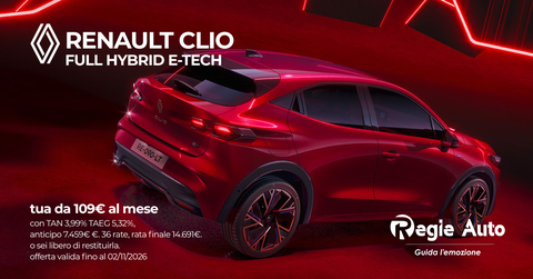 Nuova Renault Clio offer at Viterbo
