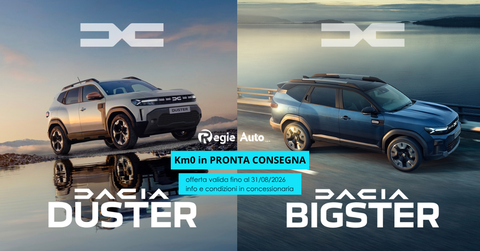 Dacia Bigster e Duster KM0 offer at Viterbo