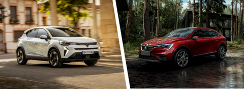 Renault Arkana vs Captur - SUV