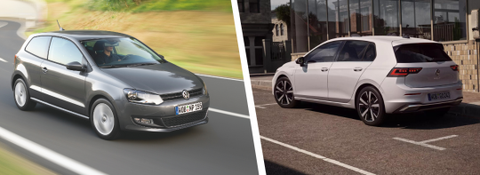Volkswagen Polo vs Golf - Citadine