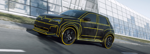 Renault dessin - Exterieur 3/4 avant