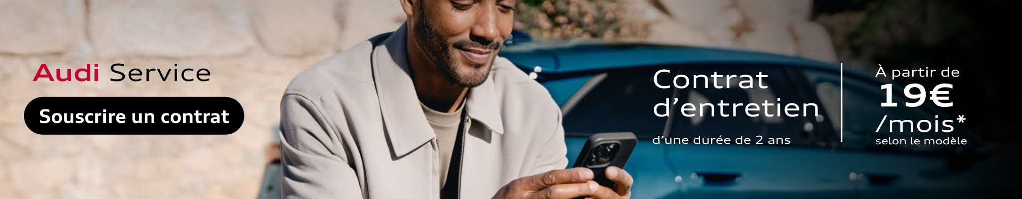 Audi Service - Banniere contrat d'entretien