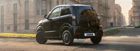 Ligier Myli - Voiture sans permis - Exterieur 3/4 arriere