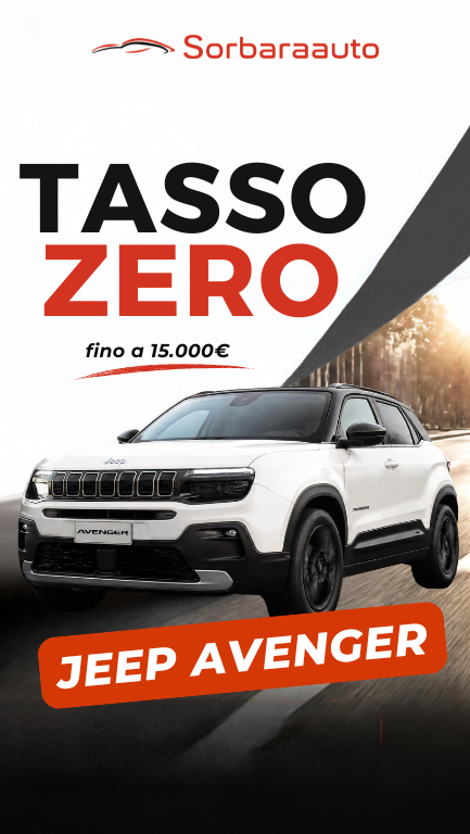 Editorial Card Jeep Avenger Promo TASSO ZERO mobile