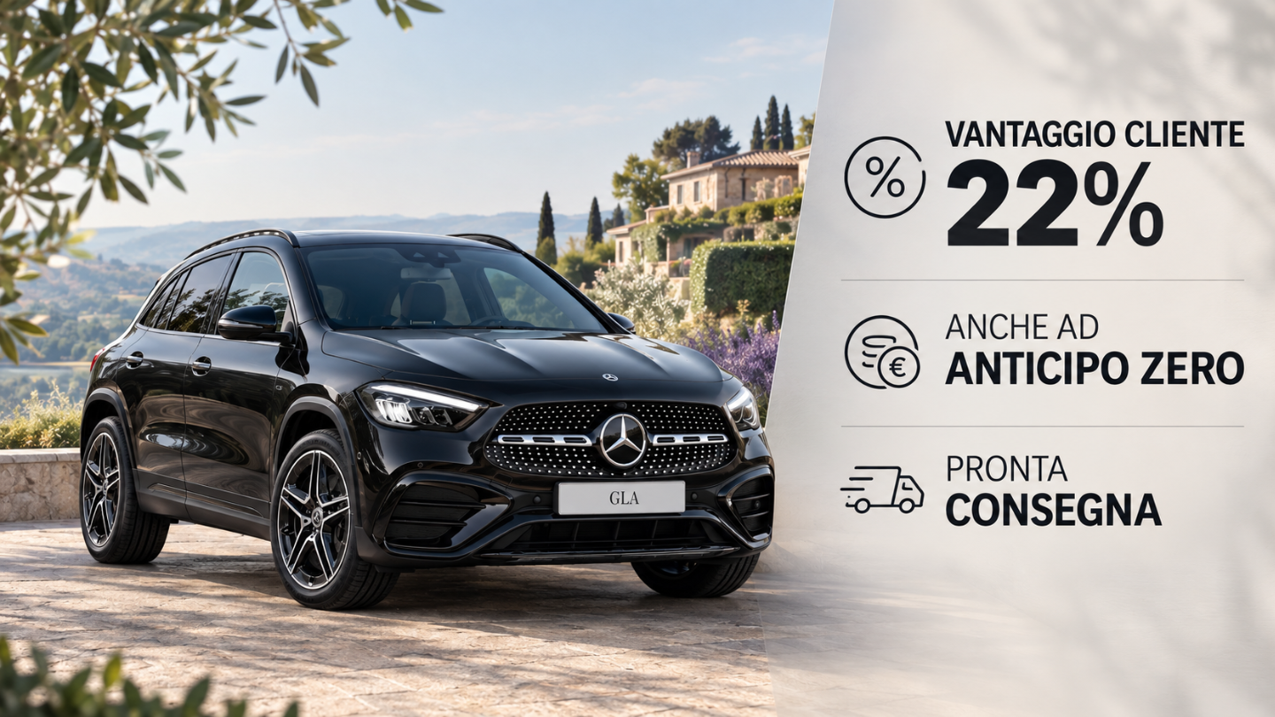Promozione Mercedes-Benz GLA