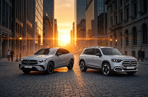 Mercedes-Benz Gamma SUV GLB e GLC coupé offer at [e_dealership_maincity]