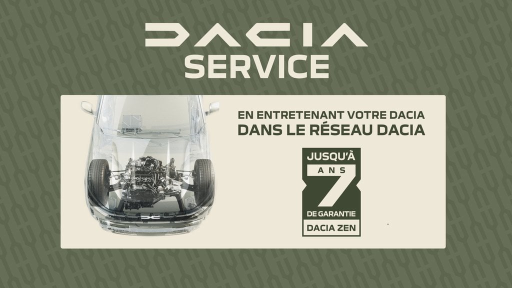 Dacia Zen Service Garantie 7 ans