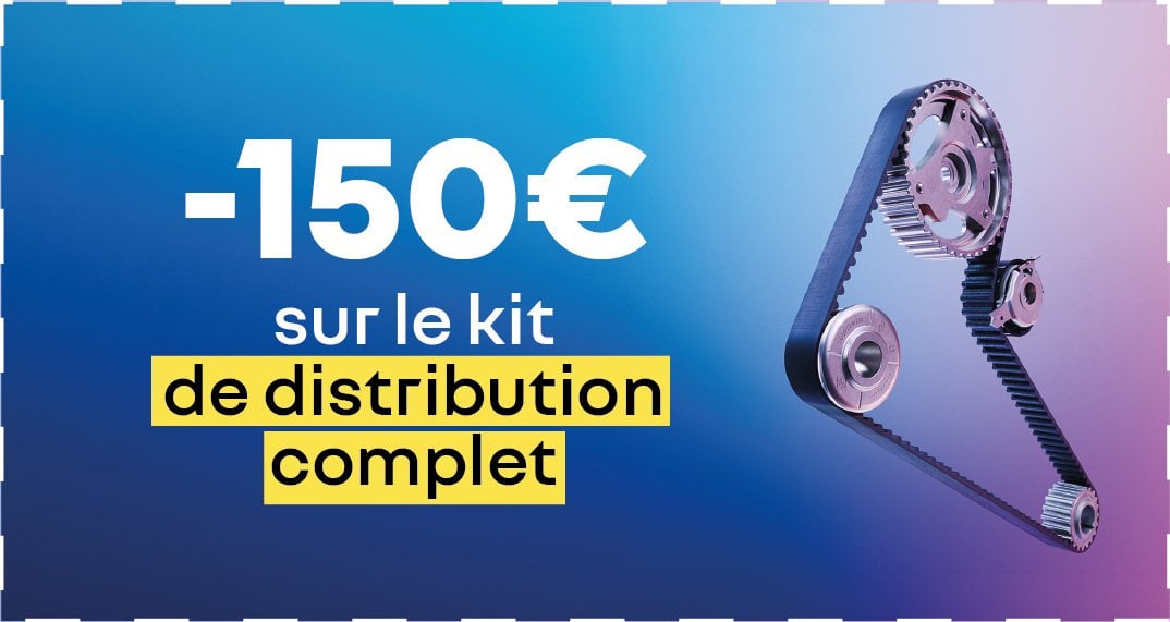 Distribution 150 € de remise sur le kit de distribution complet Renault
