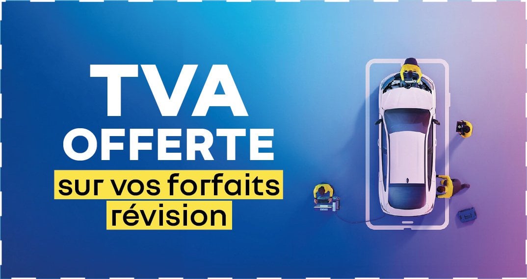 La rentrée des bonnes affaires - TVA offerte sur les forfaits révision Renault