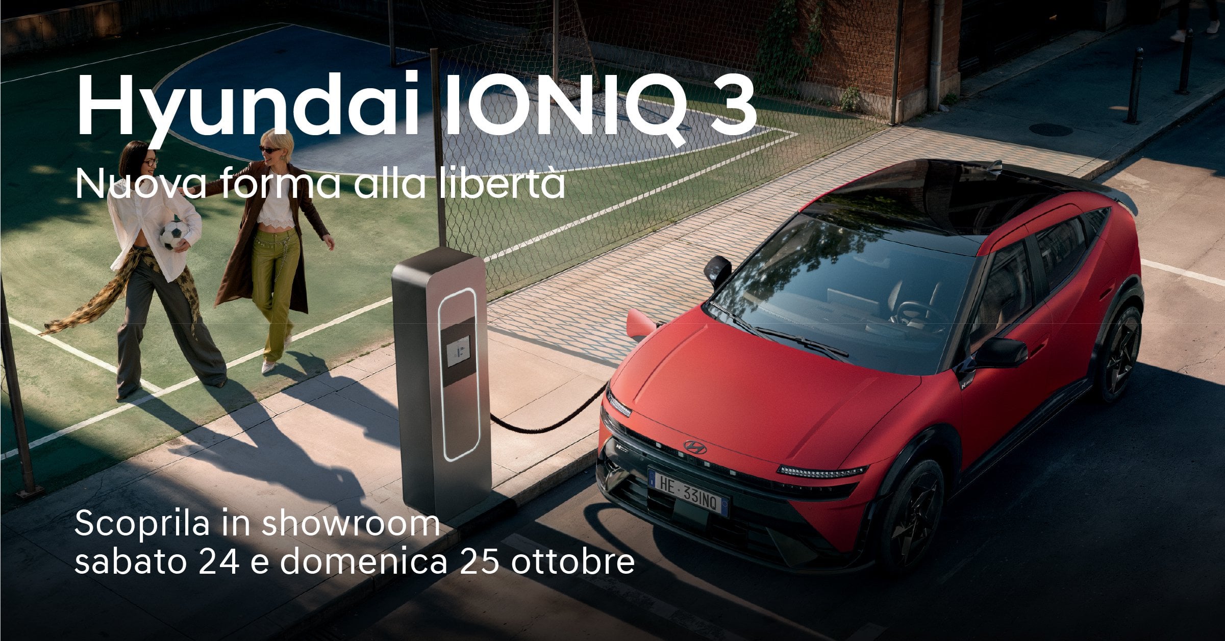 Hyundai IONIQ 3 - Scoprila in showroom sabato 24 e domenica 25 ottobre