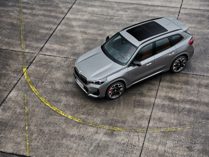 Photo de la BMW X1 vue du dessus