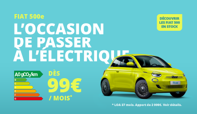 Fiat 500 BEV septembre 2026 carrousel une