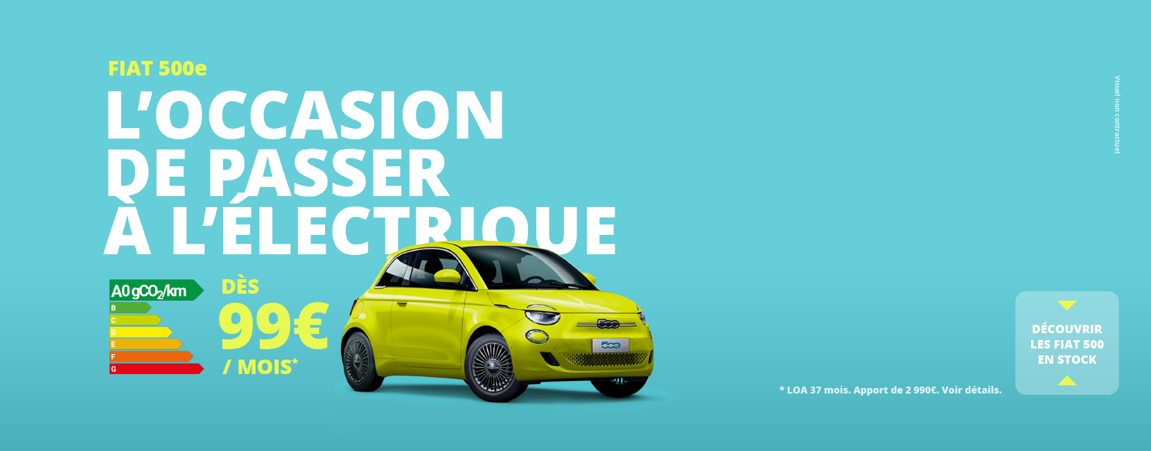 Fiat 500 BEV septembre 2026 carrousel une