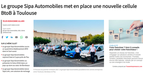 Cellule BtoB Toulouse article