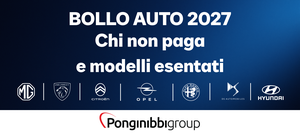 Bollo auto 2027: auto fino a 80 kW