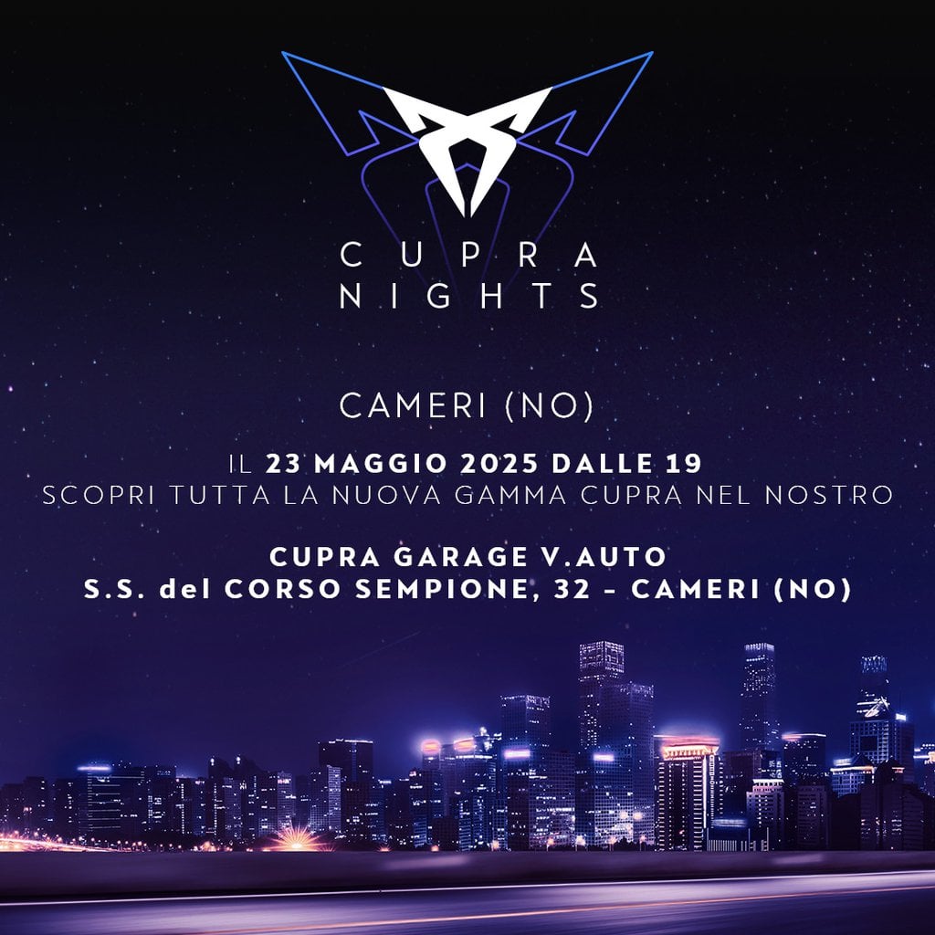CUPRA NIGHT a Cameri - Gruppo VAuto