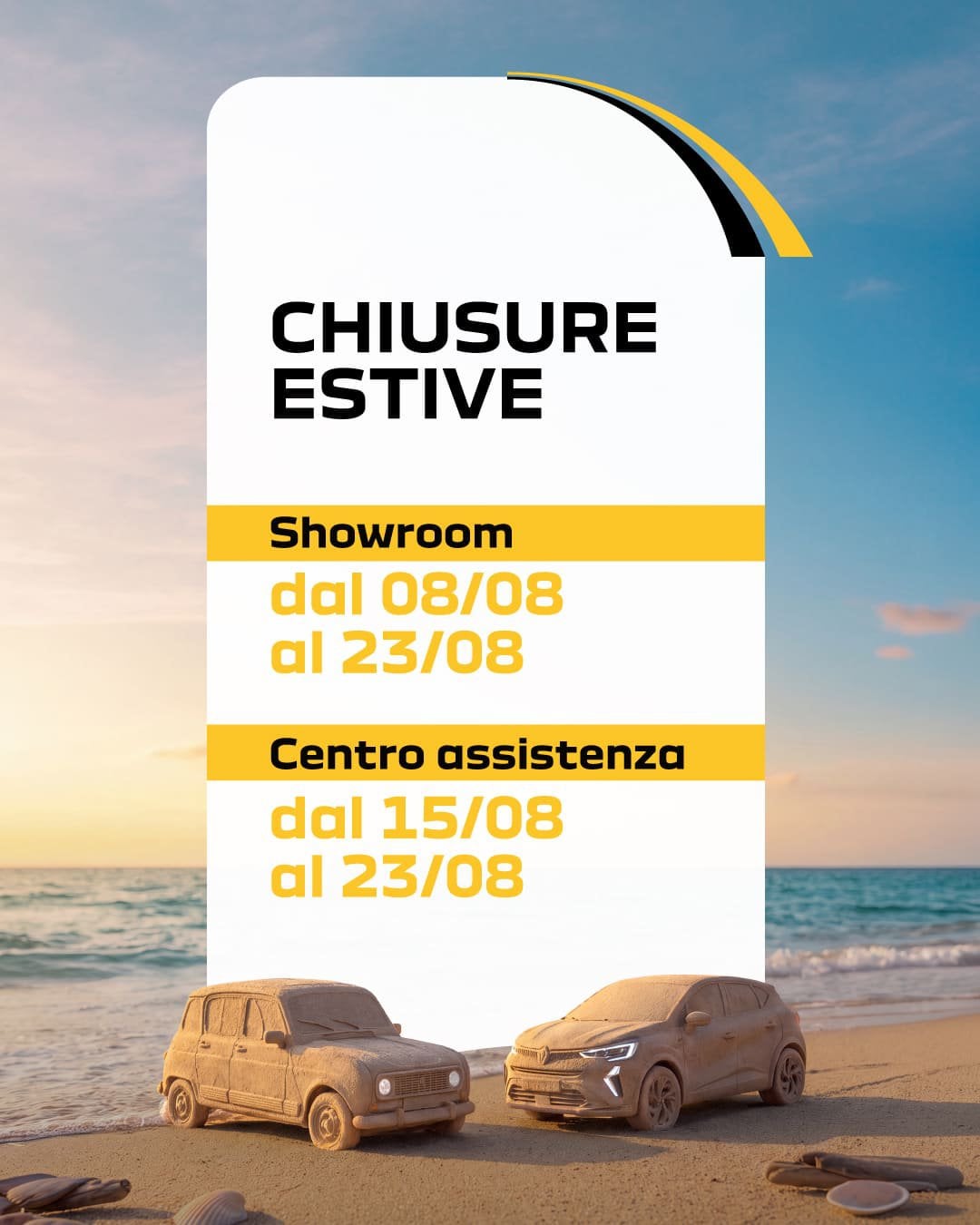 Chiusure Estive Quacquarelli Milano