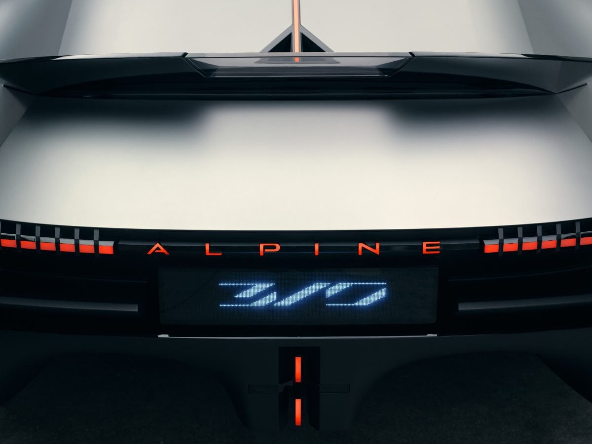Gruppi ottici posteriori a lama della Alpine A310 VISION