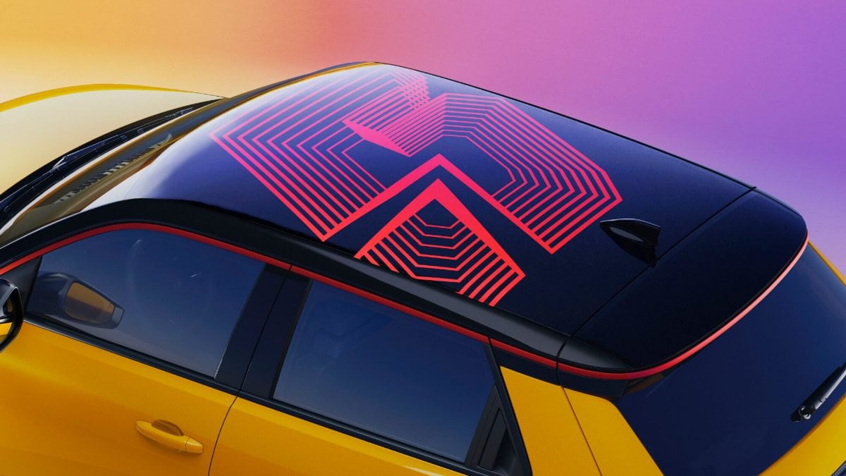 Dettaglio del tetto della Renault 5 E-Tech Electric